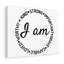 I Am - Wrapped Canvas Print