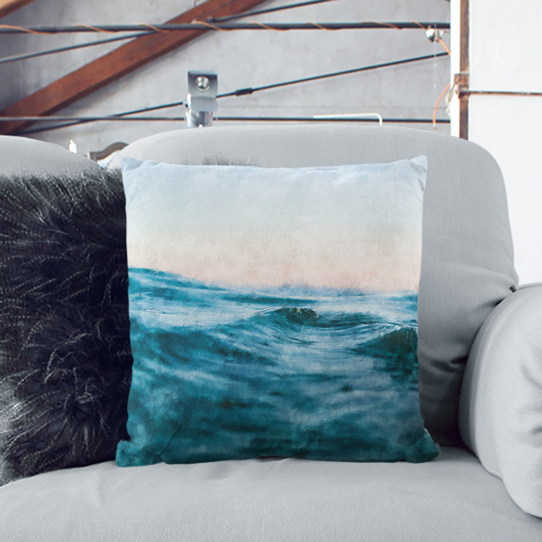 Rising Ocean Cushion with Filling