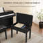 Solid Wood Accent Stool-62461925