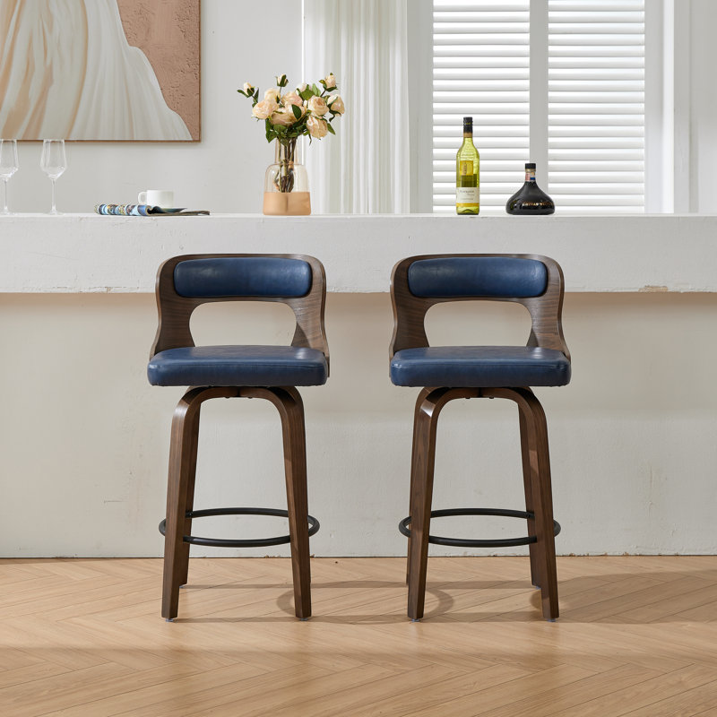 Swivel Counter & Bar Stools, Navy