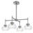 Kinsmon Plug & Play 4-Light Chandelier in Transitional and Modern Style-61.6 Inches Tall and 24 Inches Wide-107379184