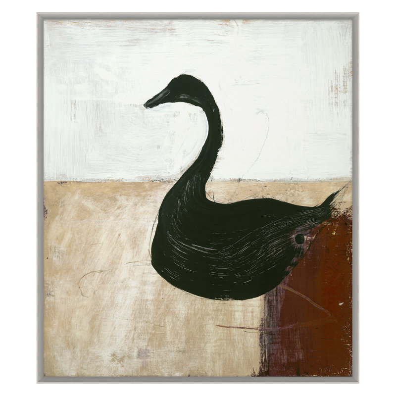 Untitled Print by Patrick Atkinson, 30" H x 26" W x 2" D, White Wash Oak Framed