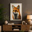 Fox Study Boho - Wrapped Canvas-1273255558-1273255559