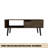 Coffee Table, One Open Shelf, One Drawer, Dark Walnut