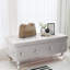 Voxto 37.4" Wide Faux Leather Tufted Rectangle Storage Ottoman-68341883