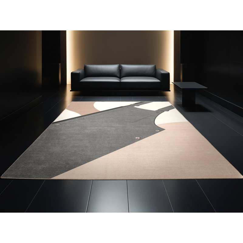 Tapis noir lavable à la machine Honn, 4 x 2