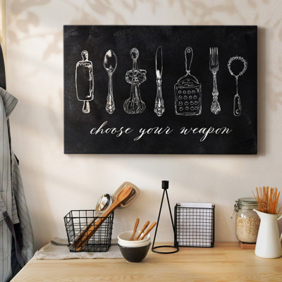 Choose Your Weapon-Gallery Wrapped Canvas