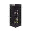 Lamer Corner Bar Cabinet with Wine Rack and Open Shelf, -134880925
