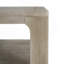 Table basse carrée avec tablette de rangement