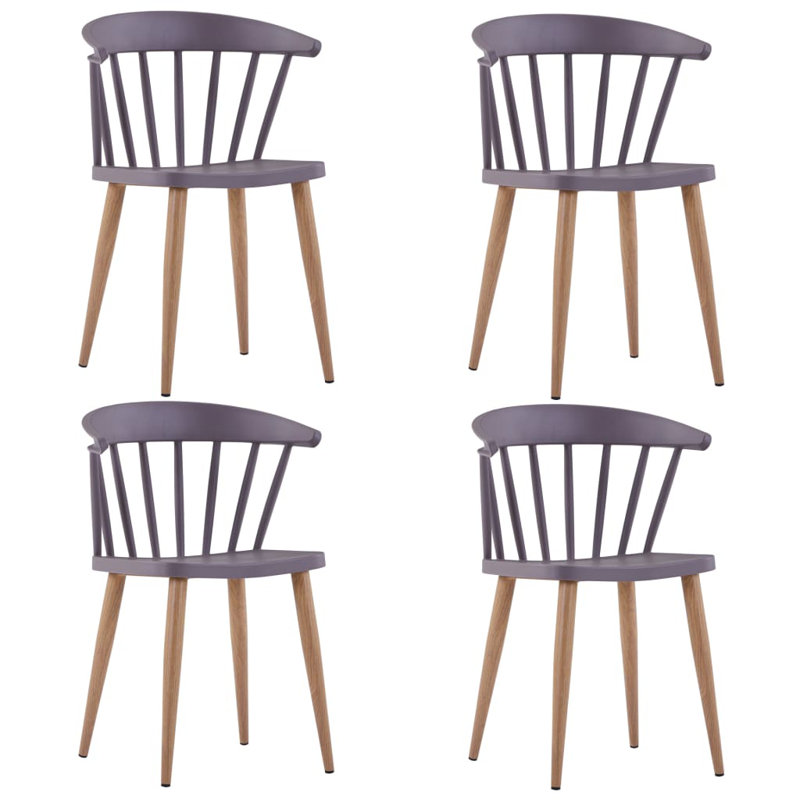 Mclean 44cm H Side Chair in Grey