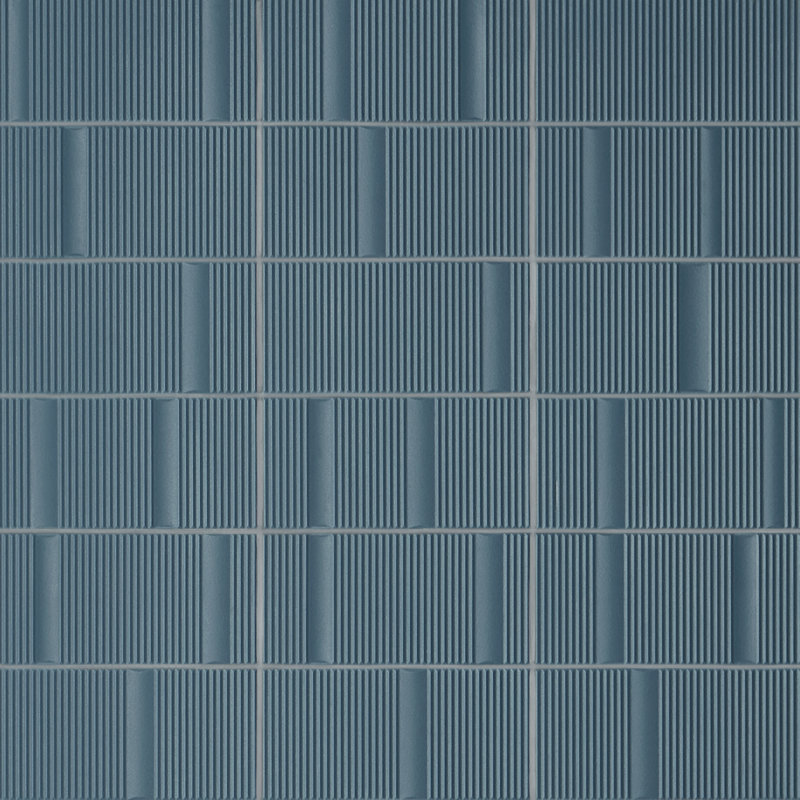 Flyer 8'' x 16'' Matte Ceramic Wall Tile (10.32 Sq. Ft. / Case), Blue