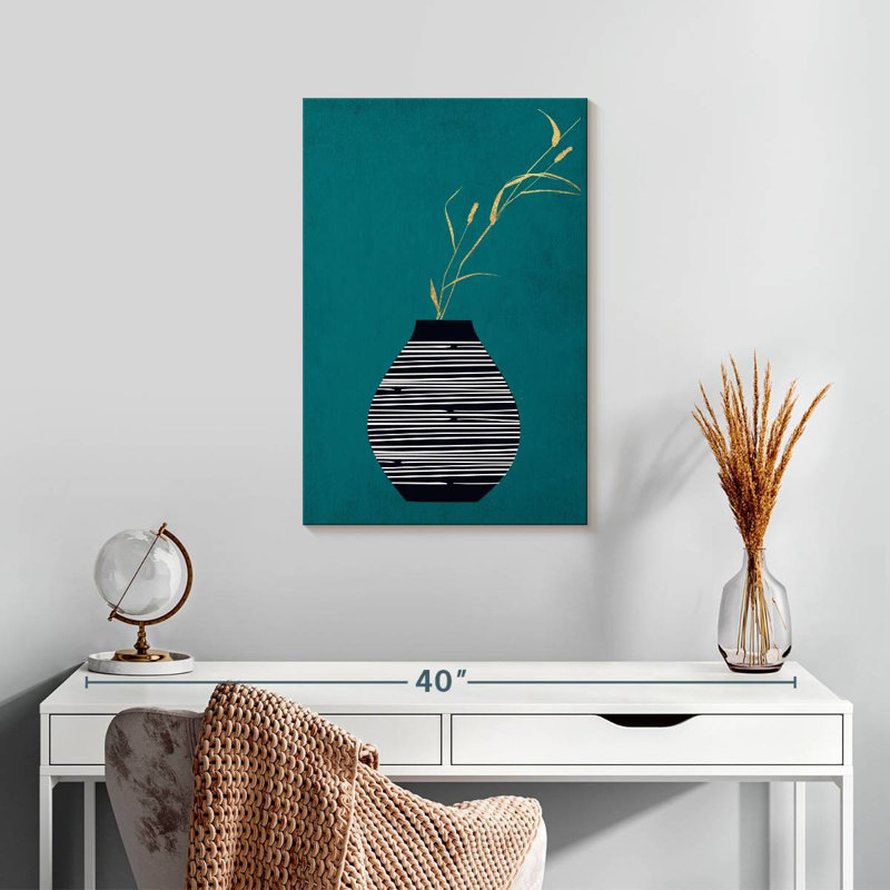 Harnek Turquoise Bouquet, 24" H x 16" W
