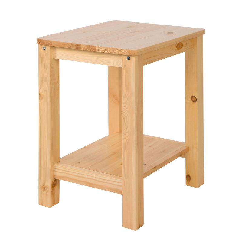 Tomeny Bedside Table, Light Brown