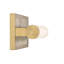 Meuble-lavabo à DEL 18 po Yep by Stratum en laiton brossé champagne avec ardoise Moon Rock-388328567-388328522-388328521