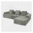 Tissu gris antique