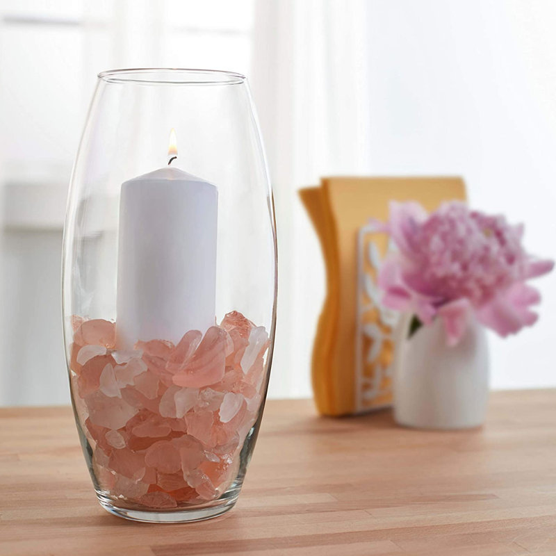 Ensemble de vases de table en verre 4 pièces pour l'intérieur et l'extérieur