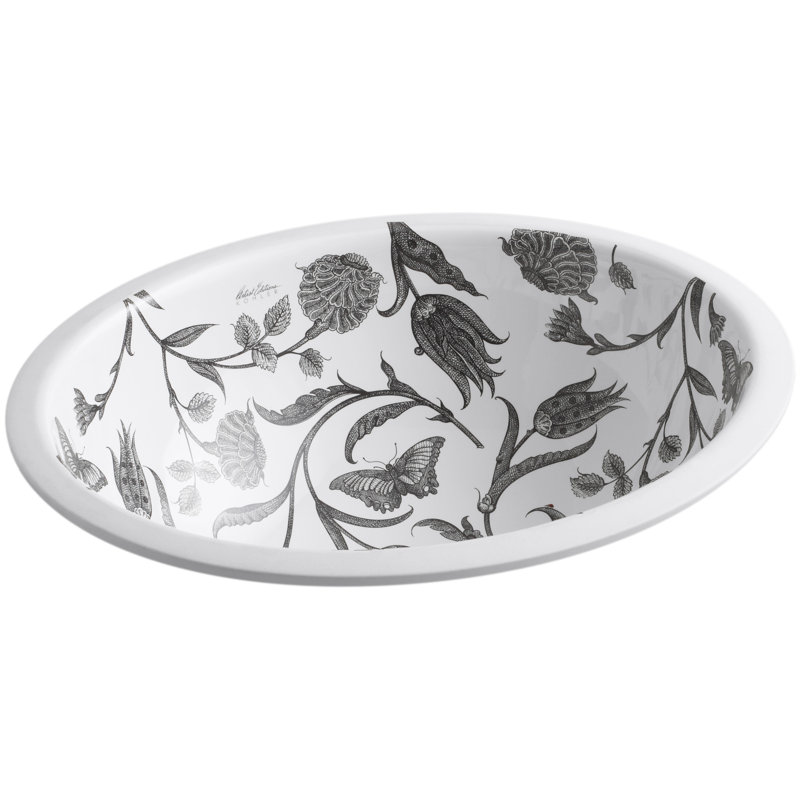 Botanical Study™ Undermount Bathroom Sink