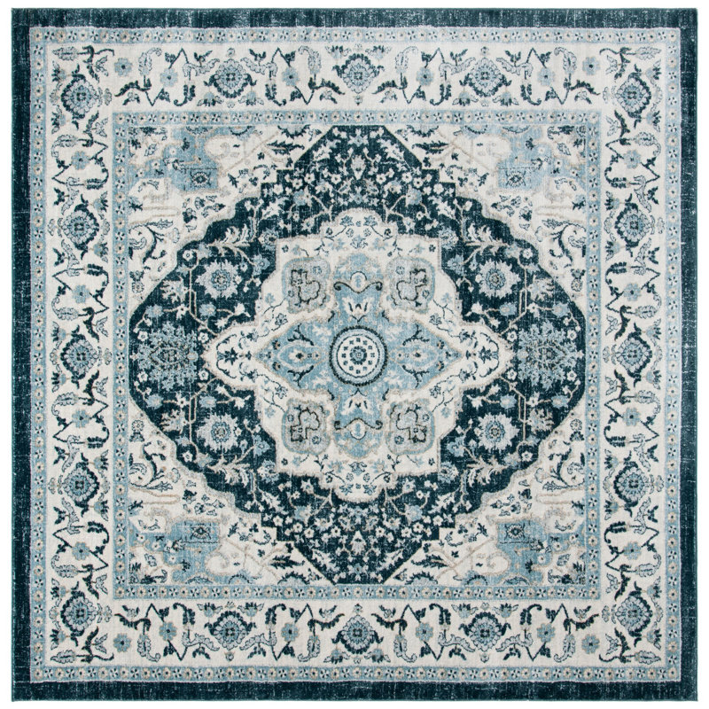 Tapis oriental Delmer Performance, Carré 6 pi 7 po