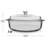 Baker's Basics Libbey Glass Casserole Dish with Cover, 3-quart