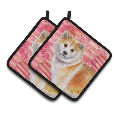 Cuisinier poignée shiba love shiba caroline
