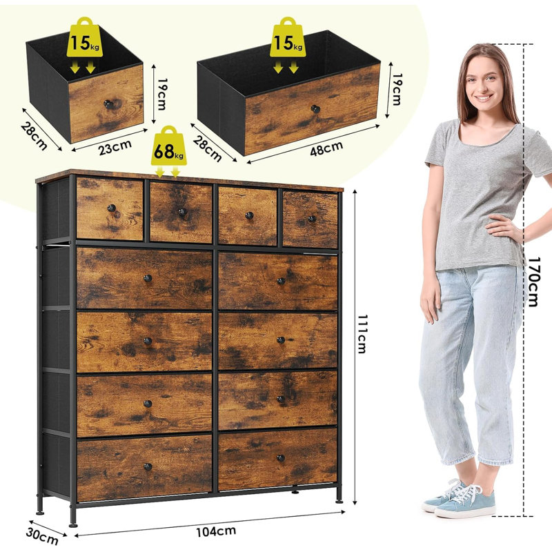 Ammelie 104cm W Chest of Drawers