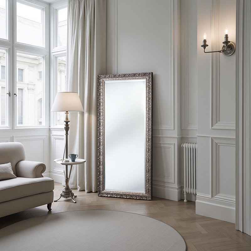 Rectangle Mirror, Silver, 169 cm H x 77 cm W