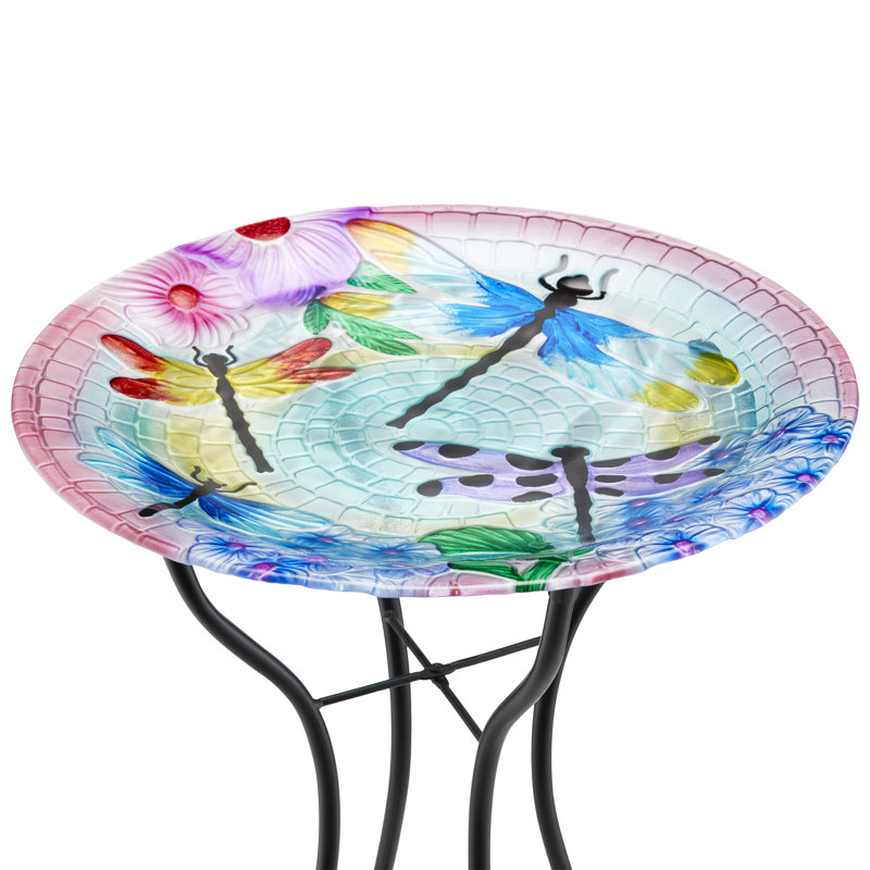 Dotan Glass Birdbath