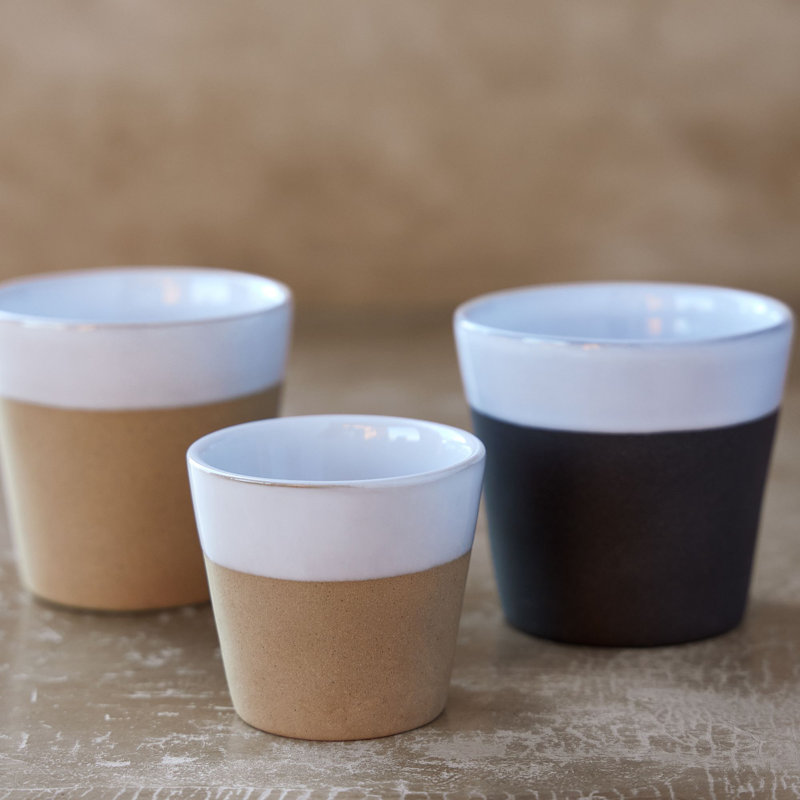 Grespresso Nature Stoneware Coffee Cup, Oak