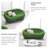 Modern Sofa 74.8'' Bubble Floor Couch