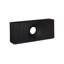 Void Console Table, Black Stone