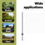vidaXL Fence with Post Segment Outdoor Barrier Garden Terrace Divider Boundary-114618827-114618830