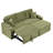 80" Loveseats Sofa With Ottoman-772832360