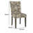 Albaraa Upholstered Parsons Chair in Gray