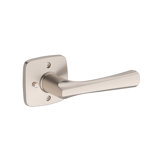 Wyndcliff Privacy Lever with Soft Square Rose in Venetian Bronze
