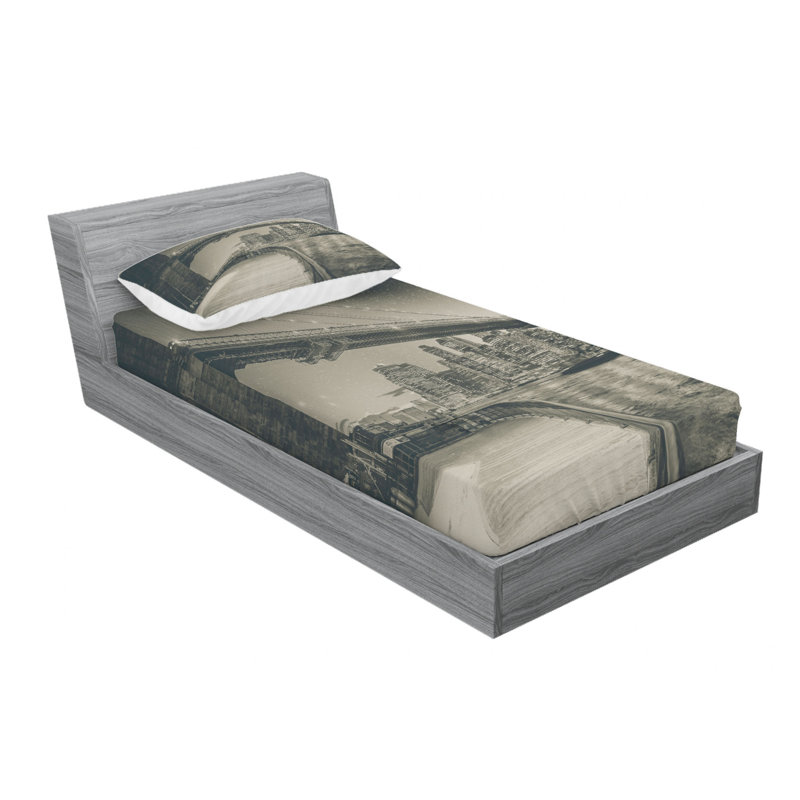 Microfiber Sheet Set, Twin XL Sheet Set + Fitted Sheet + 1 Pillowcase