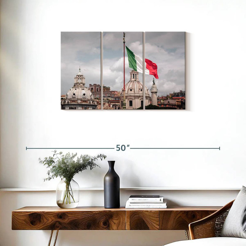 Drapeau italien Borges, H 20 po x l 33 po