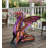 30" Metal Dragon Garden Statue with Detailed Three Dimensional Work and Weather Resistant Paint-125783711