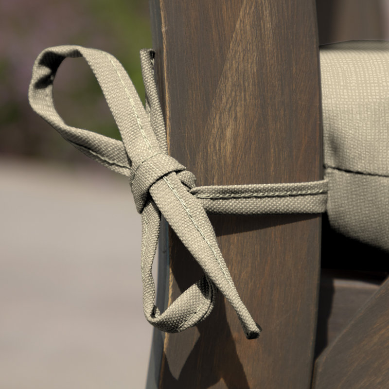 ARDEN Outdoor Seat Cushion, Taupe, 2.5" H x 19" W x 18" D