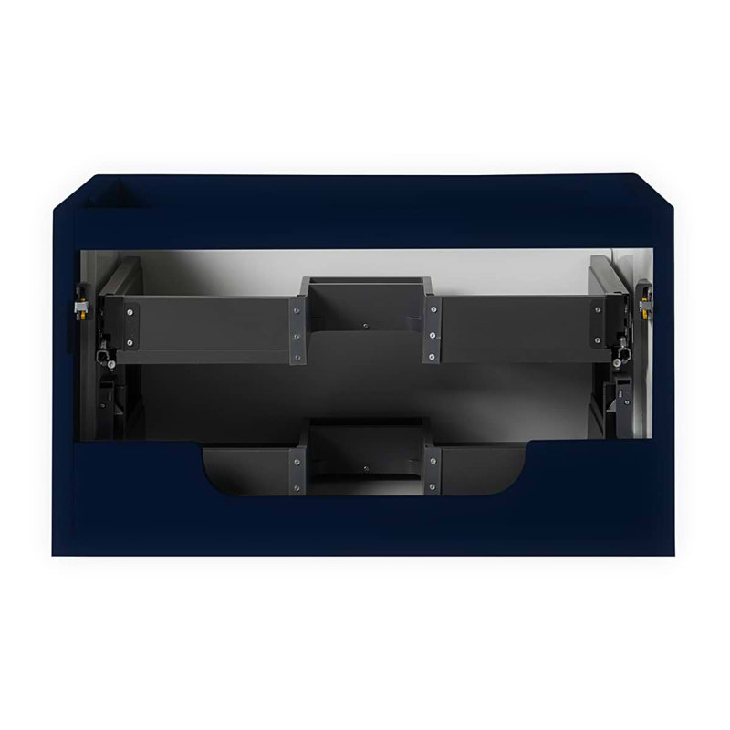 Luxe 30" Gloss Vanity With Counter, Navy