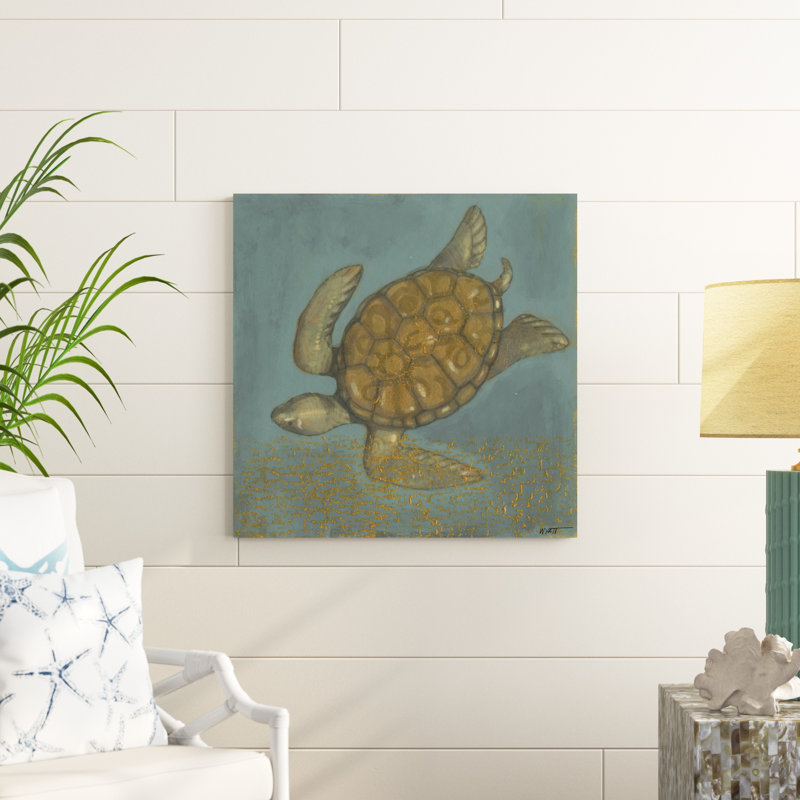 Tortue de mer II, H 30 po x l 30 po x P 1,25 po