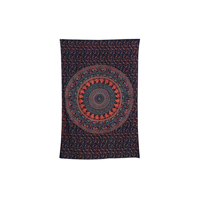 Hand Woven Cotton Tapestry, 72" H x 54" W