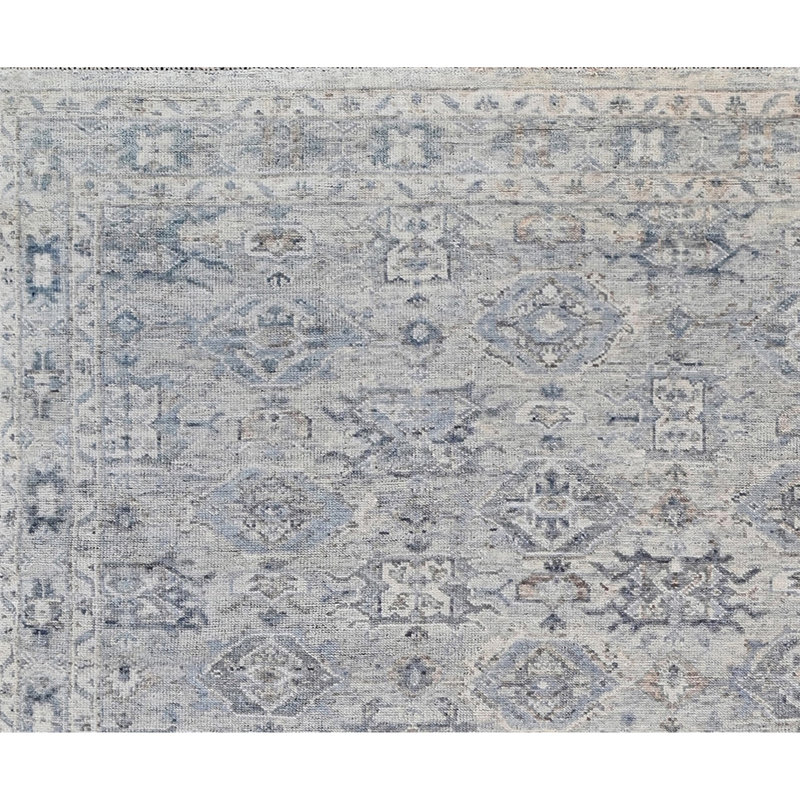 Hand Knotted Wool Indoor Rug, Rectangle 5' x 8'