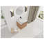 Meuble-lavabo mural 24 po avec lavabo en céramique imitation chêne