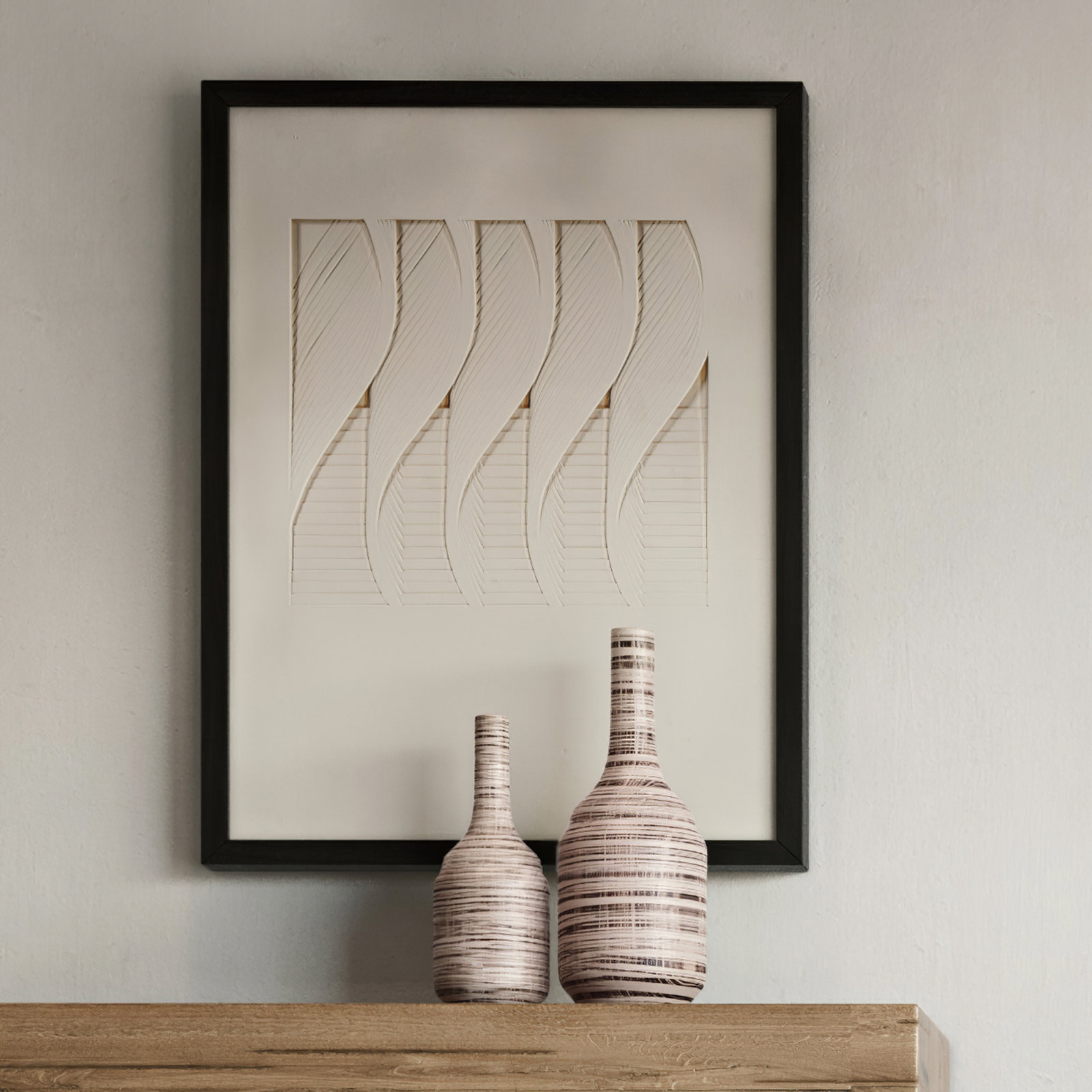 Dimensional Paper Twist Print