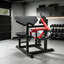 Banc de curl 2 en 1 noir et rouge et appareil de curl Bicep Curl