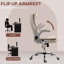 Fauteuil de bureau à massage à haut dossier HOMcom