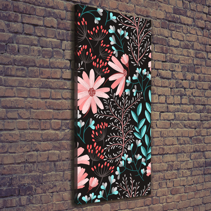 Field Flowers - Wrapped Canvas Print