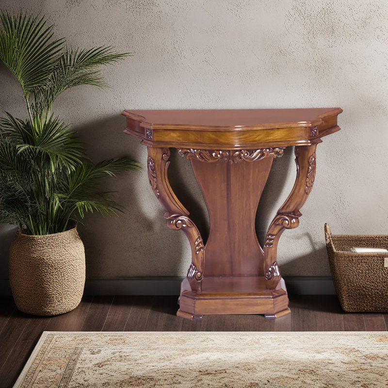 89cm Solid Wood Console Table