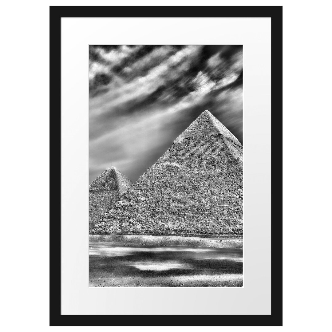 Gerahmtes Poster Ägypten Pyramiden