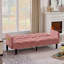 Velvet Futon Couch-617173936